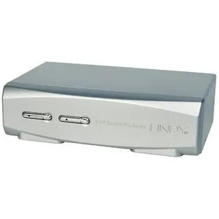 Lindy KVM Switch Pro - KVM switch - 2 ports