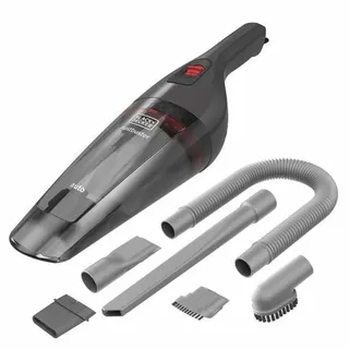 Black & Decker AutoHandstaubsauger NVB12AVAXJ 370 ml Rot/Grau