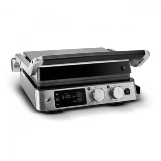 KARACA Compact Steel Sear & Grill Inox 2008 Sandwichmaker 3 in 1, Elektrogrill, Toaster Sandwichtoaster & Kontaktgrill mit Schnellaufheizung, Temperaturregelung & Höhenverstellung, Tost Makinesi