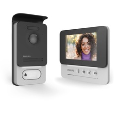 Philips Videotelefon, Kunststoff, Schwarz, 4,3 Zoll