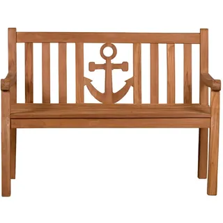 Gardenson Gartenbank , Teakfarben , Holz , Teakholz , 120x89x60 cm , Holzmöbel, Sitzgelegenheiten Holz, Holzbänke, Gartenbänke Holz