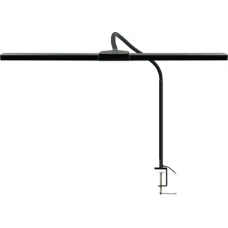 SCHWAIGER LED Schreibtischlampe I Dimmbare Klemmlampe für Tische I mit Schwanenhals & Touchsensor I 3 Lichtmodi I LED Tischleuchte mit USB-Anschluss für Büro & Home Office