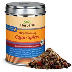 Bild von Cajun Spice bio 80g M-Dose – fertige Bio-Gewürzmischung für die französisch inspirierte Cajun-Küche – BBQ-Gewürz – Grillgewürz – mit erlesenen Zutaten – in nachhaltiger Aromaschutz-Dose