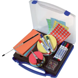Franken Moderationskoffer MINI blau