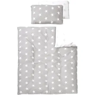 roba Bettwäsche 100x135cm - Little Stars Grau