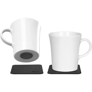 silwy Porzellantasse 0,27 l Schwarz 2 St.