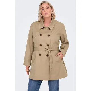 ONLY CARMAKOMA Trenchcoat »CARVALERIE TRENCHCOAT OTW«, beige