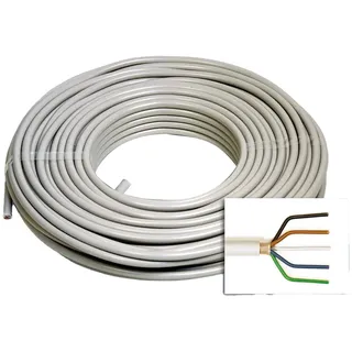 Kunststoff-Mantelleitung NYM-J 5 x 1,5 mm2 50 m Ring