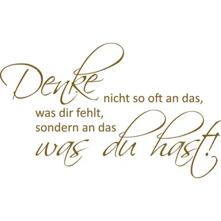 GRAZDesign Wandtattoo Sprüche Motivation für Betrieb, Büro, Wohnzimmer, Sport Wandaufkleber - 82x50cm / 091 gold