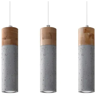 Sollux SL.0967 Hängeleuchte ZANE 3 grau