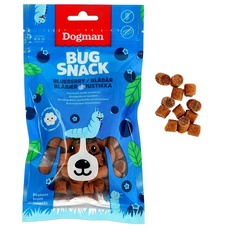 Dogman Bug Snack blueberry 80g