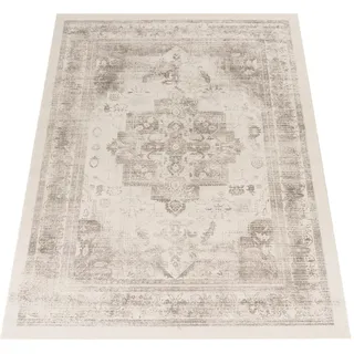 Paco Home Semer 424 Kurzflorteppich 120 x 160 cm Beige