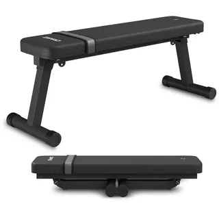 Zipro Plank faltbare Flachbank für das Training zu Hause Hantelbank set mit gewichten klappbar verstellbar multifunktion – Schwarz
