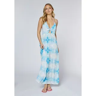 Trägerkleid CHIEMSEE, Damen, Gr. S (36), Normalgrößen, tropical breeze, 100% Viskose, V-Ausschnitt, Kleider Trägerkleid