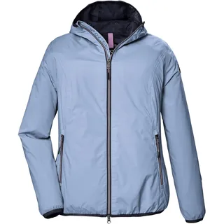 STOY Damen Packbare Funktionsjacke/Outdoorjacke wasserdicht mit Kapuze - Große Größen STS 18 WMN JCKT, hellblau, 44, 43139-000