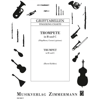 - nicht zugewiesen - Grifftabelle für Trompete in B und C von Horst Eichler