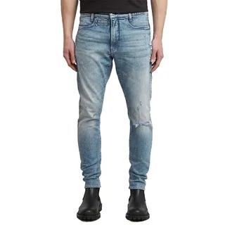 G-Star Herren 3D Slim Jeans, Mehrfarben (Vintage Antalya Blue Destroyed D05385-e106-h541), 33W / 34L EU