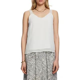 ESPRIT Damen 043EO1F303 Bluse, 100/WHITE, XL