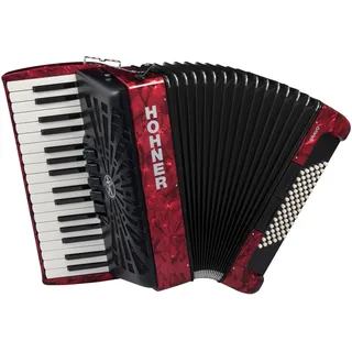 Hohner Bravo III 72 SilentKey Rot