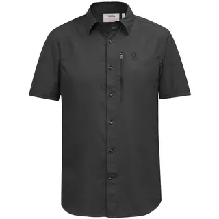 Fjällräven Herren Abisko Hike Kurzarmhemd dark grey L
