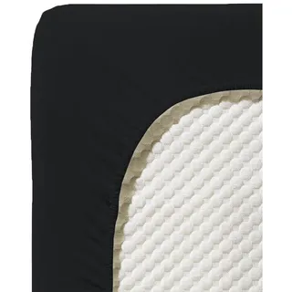 Jenny C 001115 Single-Jersey 180 x 200 - 200 x 200 cm schwarz