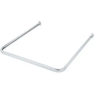 Wenko Duschvorhangstange L-Form 0 x 0 cm silber