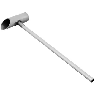 29cm Zuckerlöffel Eibisch Maschine für Zuckerwattemaschine, Zuckerwatte Ersatzteile Sicheres Edelstahl Material - Silber