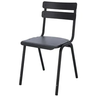 Jan Kurtz Möbel Stapelstuhl One schwarz, Designer Jan Kurtz, 80x45x48 cm