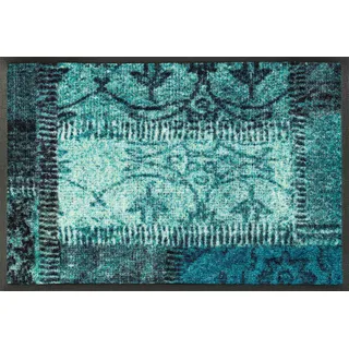 Wash+Dry Vintage Patches türkis 40x60cm, innen und außen, waschbar