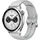 Watch S4 BT 47,3 mm Aluminiumgehäuse silber Silikonarmband silber M