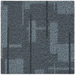 Floordirekt- Teppichfliesen- selbstliegend- |- 1 Stück- |- Fliesen- Teppiche- je- 50x50- cm- robuster- Teppichboden- Bodenfliesen-rutschhemmendem (Andorra- GRAU, 1 Stück- a- 50x50)
