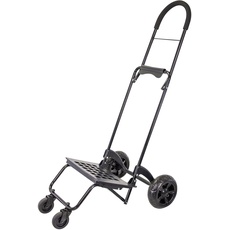 Trolley Dolly Rover, 4 Räder, zusammenklappbar, Sackkarren, Plattform, drehbar, leicht, Gepäck, Carretilla de Carga Plegable