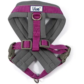 Ancol Viva Gepolstertes Geschirr, Lila, XXL, 97-130 cm