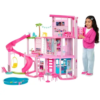 Barbie Puppenhaus Traumvilla rosa HMX10