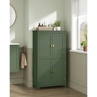 VASAGLE Mid.you Midischrank 60 x 110 x 30 cm Grün MDF