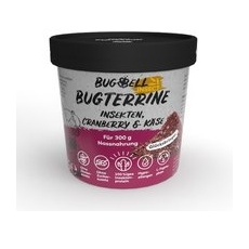 100g Insecte, merișoare și brânză Adult BugBell BugTerrine Hrană câini