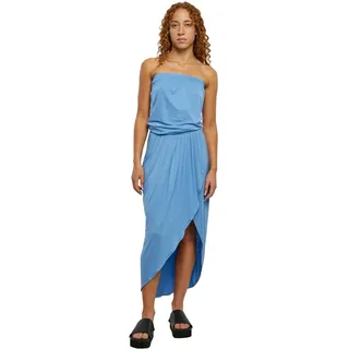 Urban Classics Damen Kleid Ladies Viscose Bandeau Dress horizonblue XXL