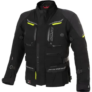BÜSE Storm Textiljacke Schwarz/Neon-Gelb 50