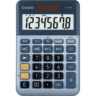 Casio MS-80E Tischrechner Blau