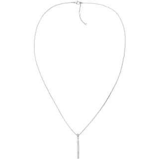 Tommy Hilfiger Kette mit Anhänger LINEAR Silber/Edelstahl