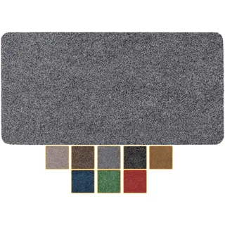 ANRO Fußmatte Schmutzfangmatte Türmatte rutschfest Fußabstreifer abwaschbar robust für Eingang, Haustür, Flur innen & außen Poet Küche, 80 x 40 cm (Rechteckig)