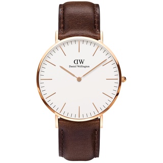 Daniel Wellington Classic Uhr 40mm Double Plated Stainless Steel (316L) Rose Gold