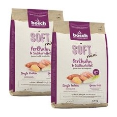 bosch Soft Mini Perlhuhn & Süßkartoffel 2x2,5 kg