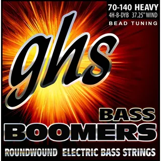 GHS Bass Boomers - Bass String Set, 4-String, Heavy, .070-.140, BEAD Tuning
