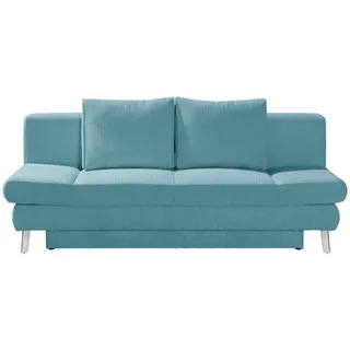 Xora Schlafsofa , Türkis , Textil , Uni , 200x85x90 cm , Stoffauswahl, Rücken echt , Wohnzimmer, Sofas & Couches, Schlafsofas, Sonstige Schlafsofas