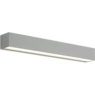 Lucande LED Wandleuchte außen Lengo (Modern) in Alu aus Aluminium (1 flammig,) - Außenwandleuchten Wandlampe Led Außenlampe Outdoor für Außenwand/Hauswand Haus Terrasse & Balkon
