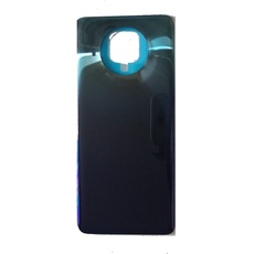 (KIT) Batterieabdeckung + doppelseitiges Klebeband kompatibel mit Xiaomi MI 10T Lite 5G / M2007J17G Glas hinten Back Cover Rückseite Schale + Aufkleber (Blau)