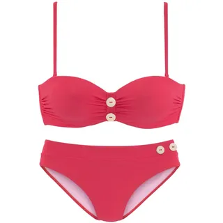 VIVANCE Bügel-Bandeau-Bikini Damen Rot 34 Cup C