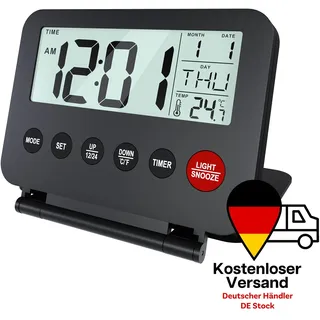 MMobiel Reisewecker schwarz