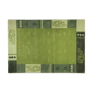 THEKO »Ambadi« rechteckig 14 mm Höhe reine Schurwolle, handgetuftet, mit Bordüre, modern,